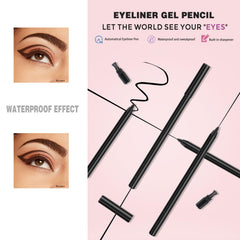 Generic Beauty Gel Eyeliner brown shade creates natural definition for mature eyes