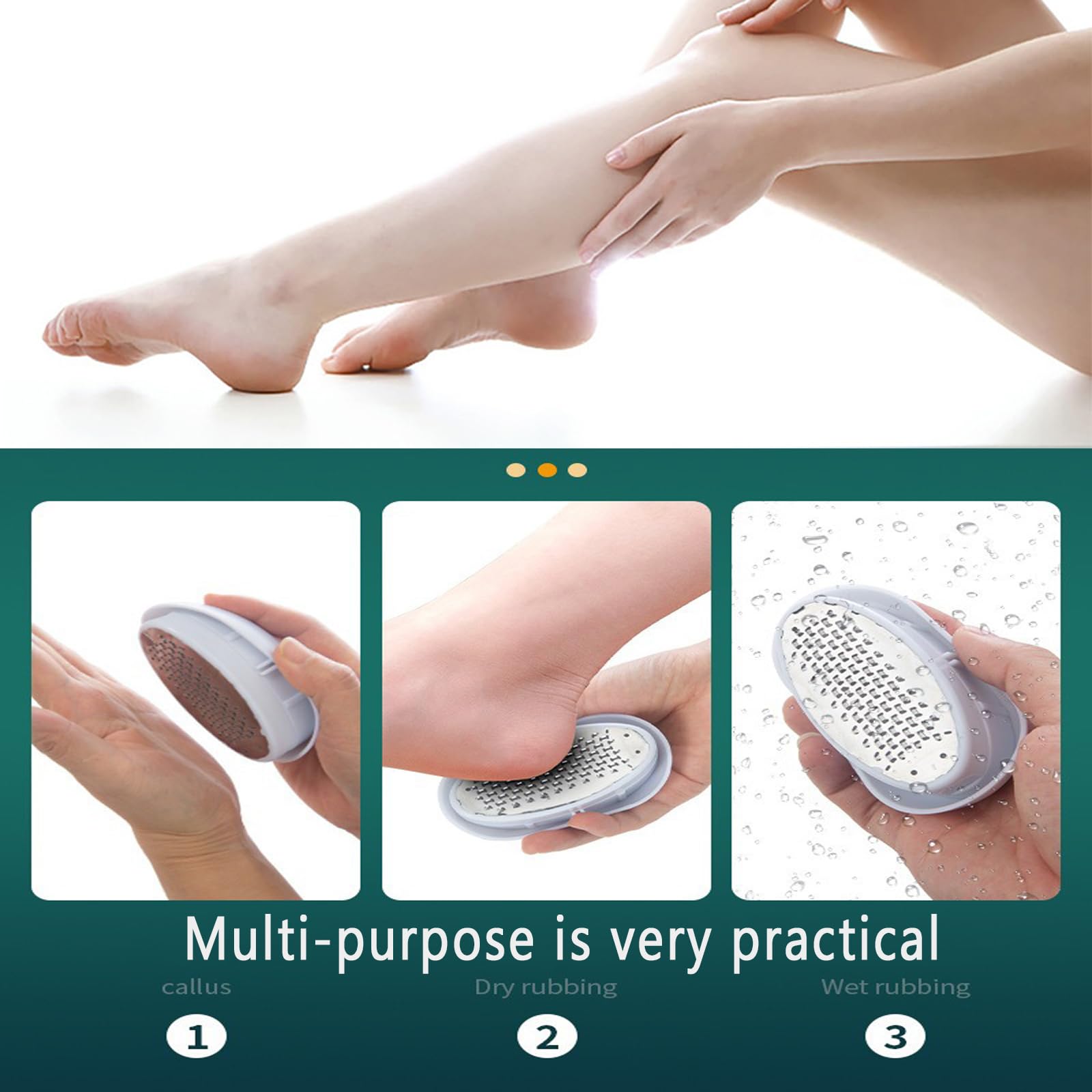 Generic Foot Dead Skin Remover ideal for dry, cracked heels when used properly
