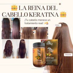 Generic Keratina Capilar wheat protein action on stronger hair