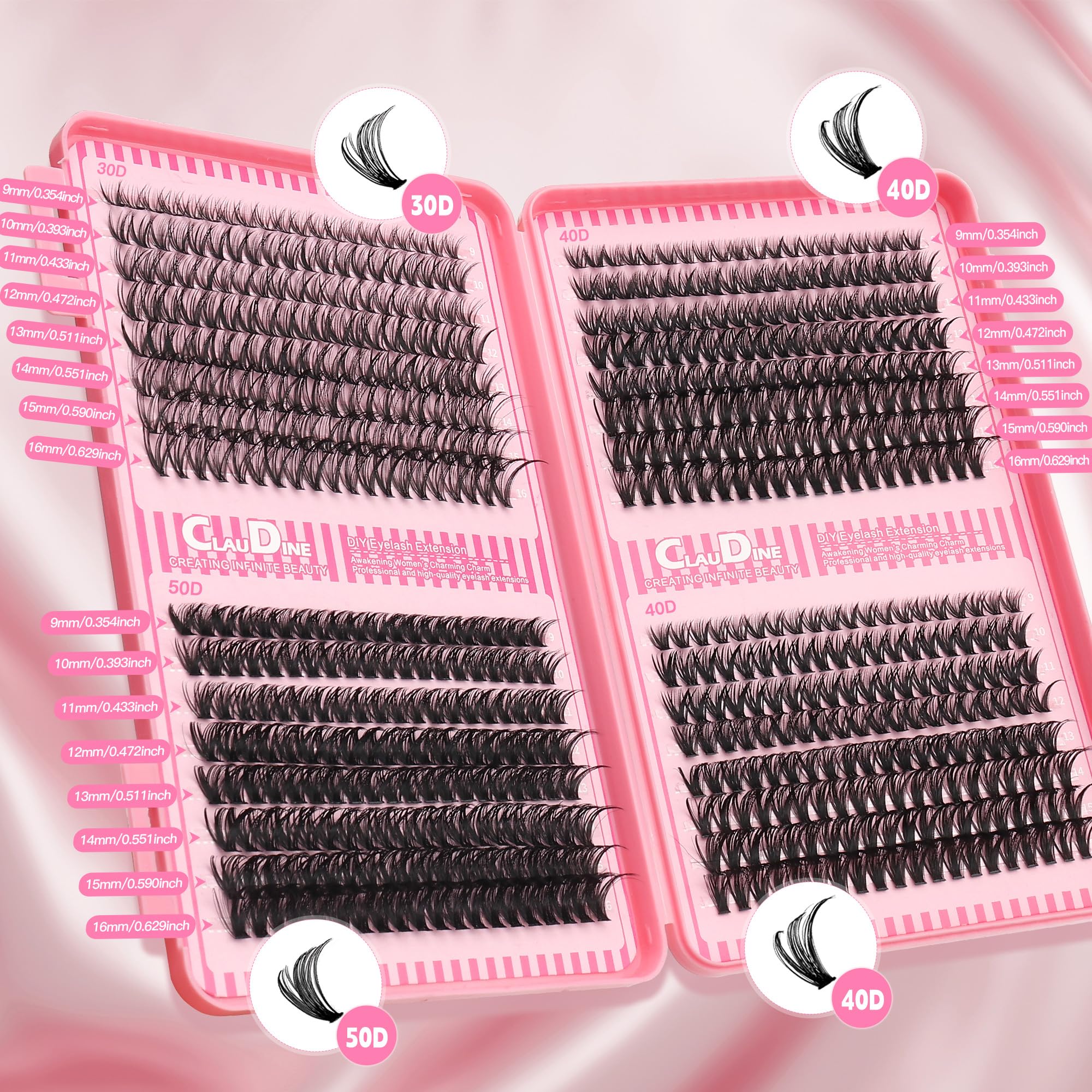 Generic lash extension kit beginner-friendly application scene.