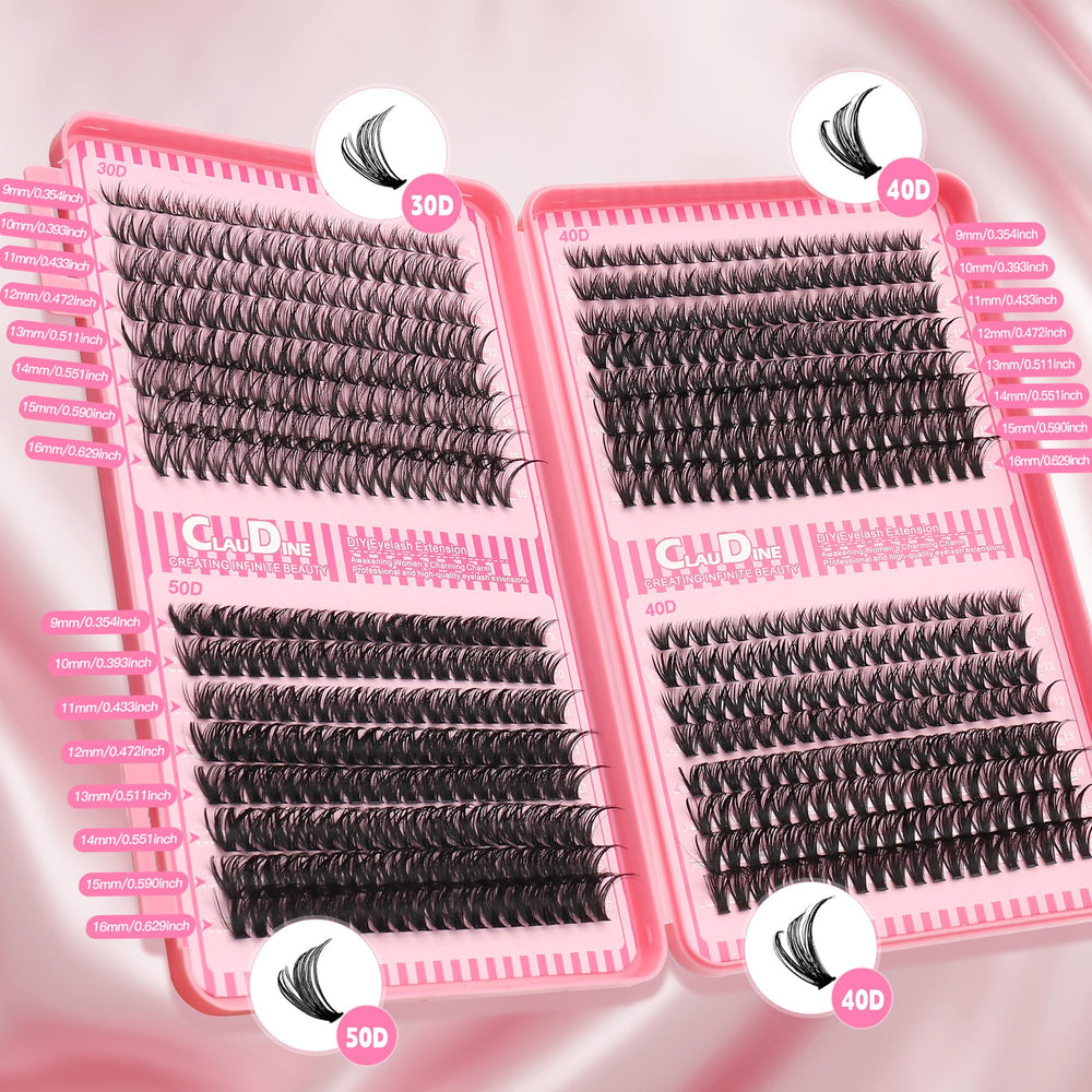 Generic lash extension kit beginner-friendly application scene.