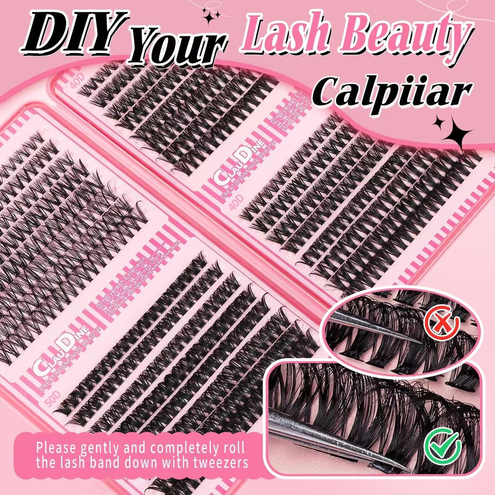 Generic lash extension kit waterproof bond and seal close-up.