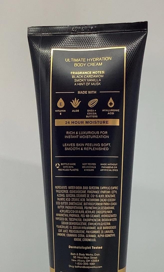 Generic Noir Body Cream 8oz packaging visible for easy daily use