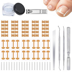 Generic Professional Ingrown Toenail Corrector Kit patch close-up, secure all-day comfort.