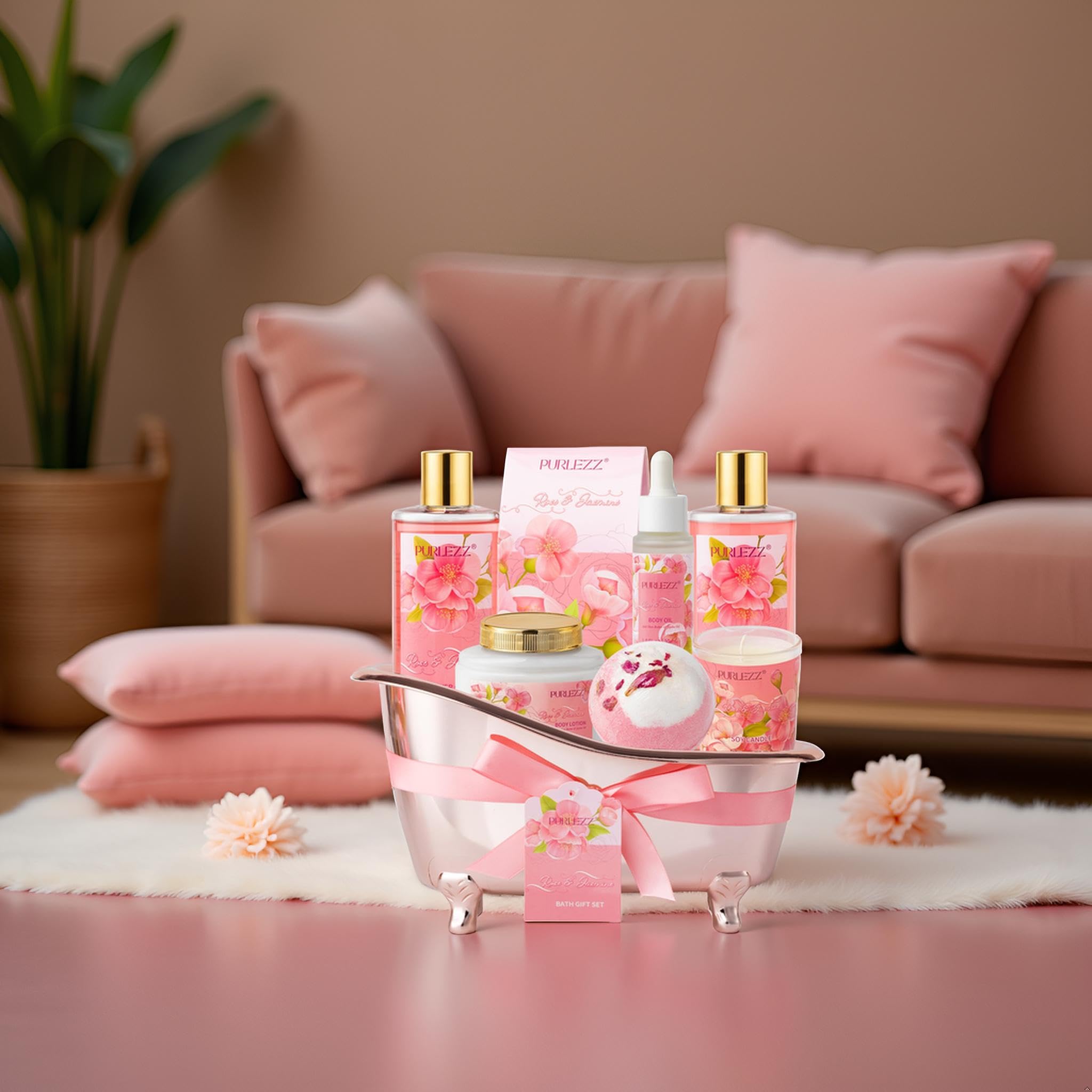 Generic spa-gift-basket-presentation shows gift-ready packaging for special occasions.