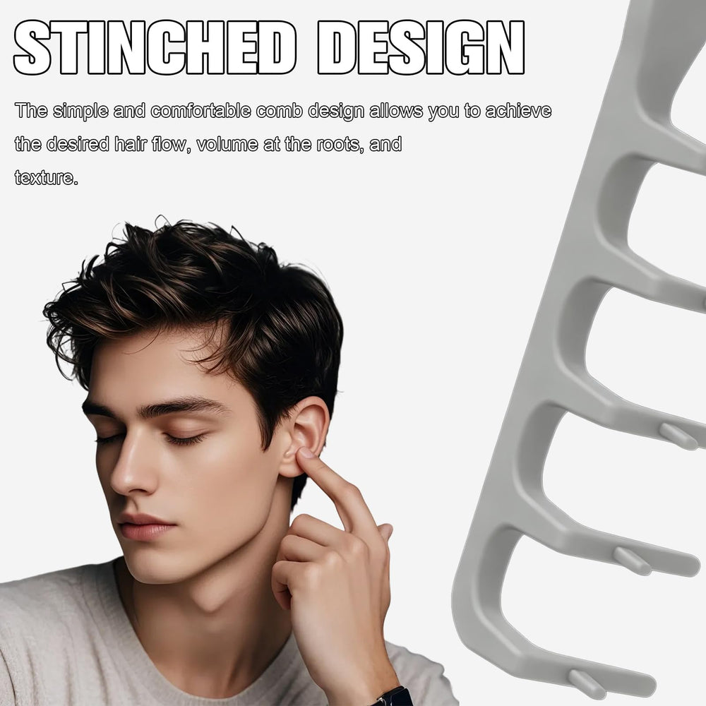 Generic Upgrade Texture Comb daily-use shot illustrates easy care and consistent performance