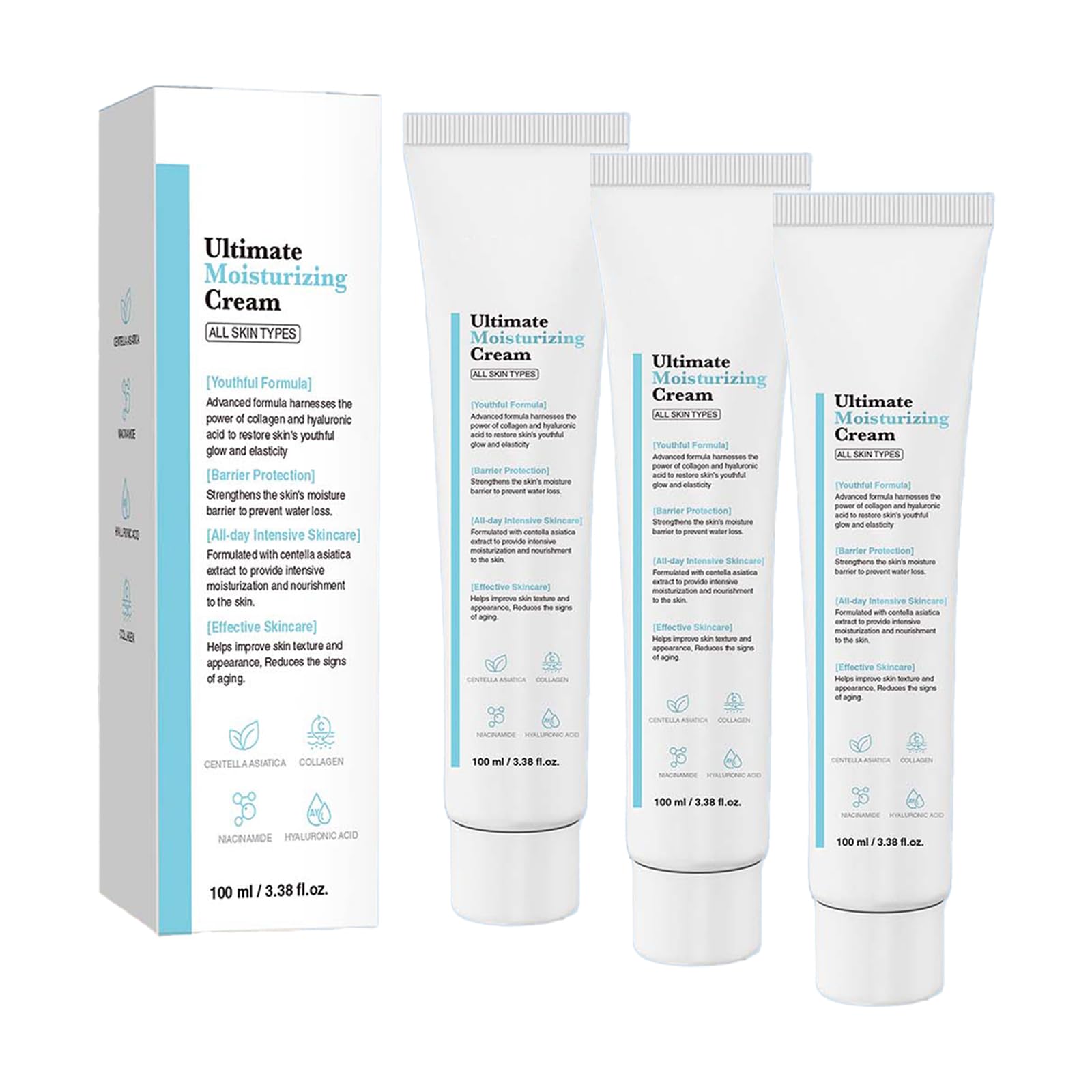Generic Youthful Formula Ultimate Moisturizing Cream tub shows rich texture for deep hydration.