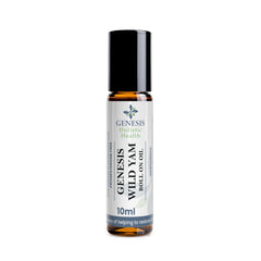 Genesis Wild Yam Root Roll On bottle—on-the-go wellness support for daily rhythm.