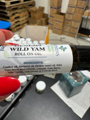 Genesis Wild Yam Root Roll On ingredients—organic botanicals for everyday balancing rituals.
