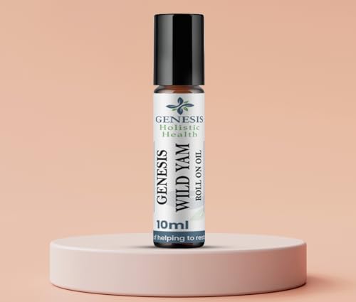 Genesis Wild Yam Root Roll On rollerball—clean, mess-free application for quick use.