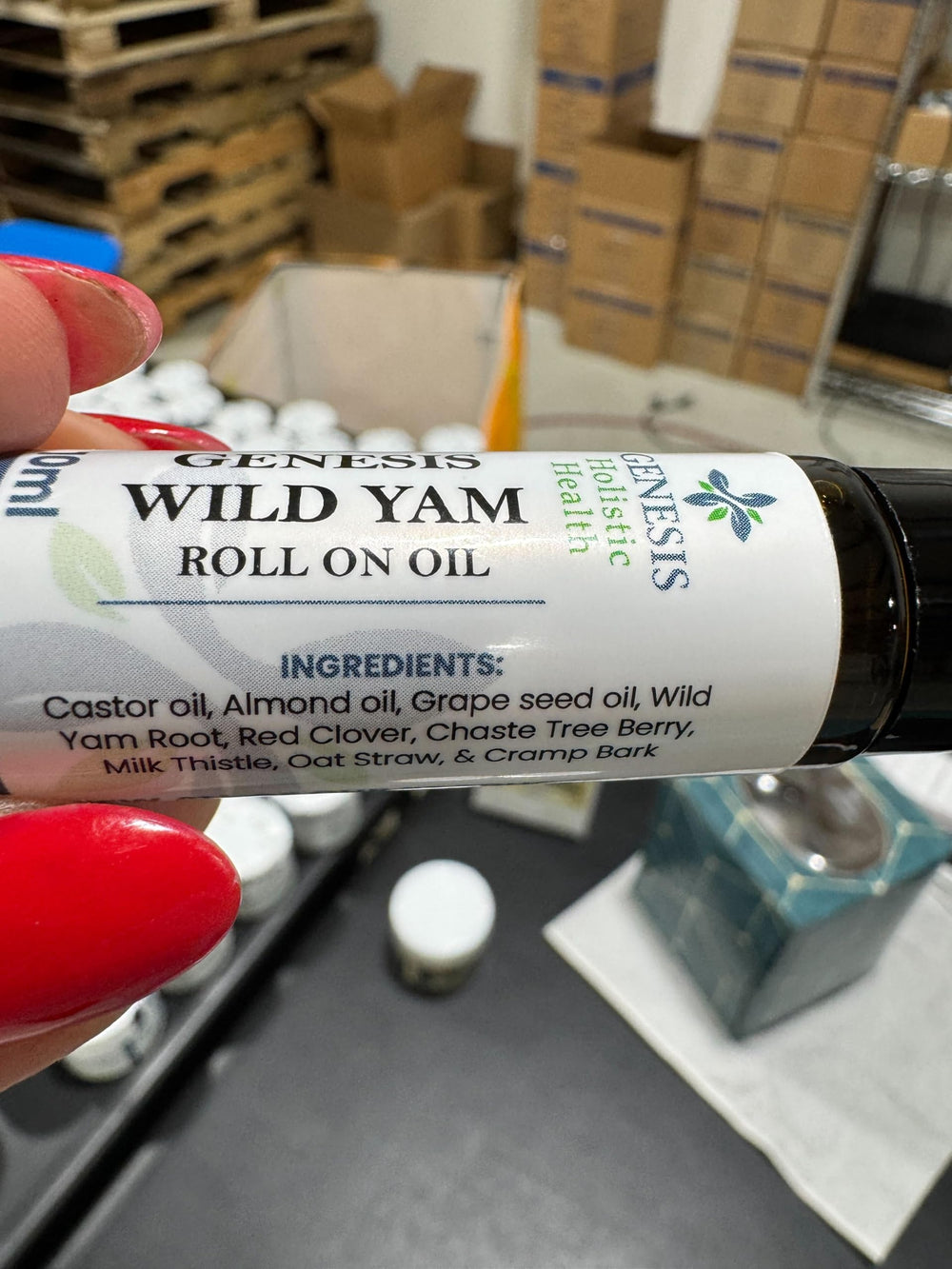 Genesis Wild Yam Root Roll On USA-made—crafted in the USA with high-quality ingredients.