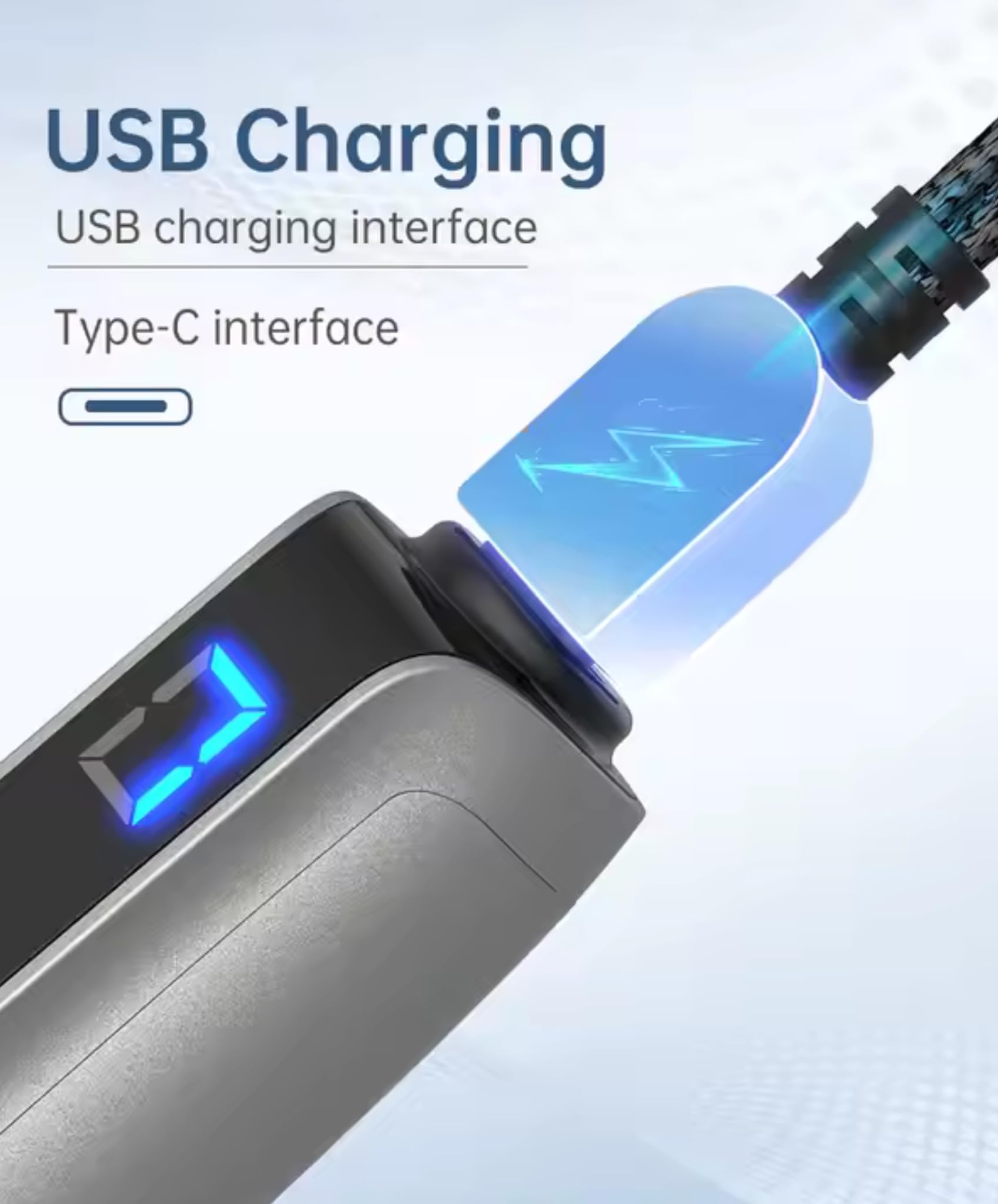Genetic Brilliance Labs wireless cosmetic pen with travel case and charging cable for on-the-go skincare.
