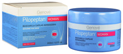Genové Pilopeptan Woman Regenerative Hair Mask 200ml jar front view promotes stronger, shinier hair.