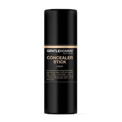 Gentlehomme concealer stick close-up on blemish cover for even skin tone.