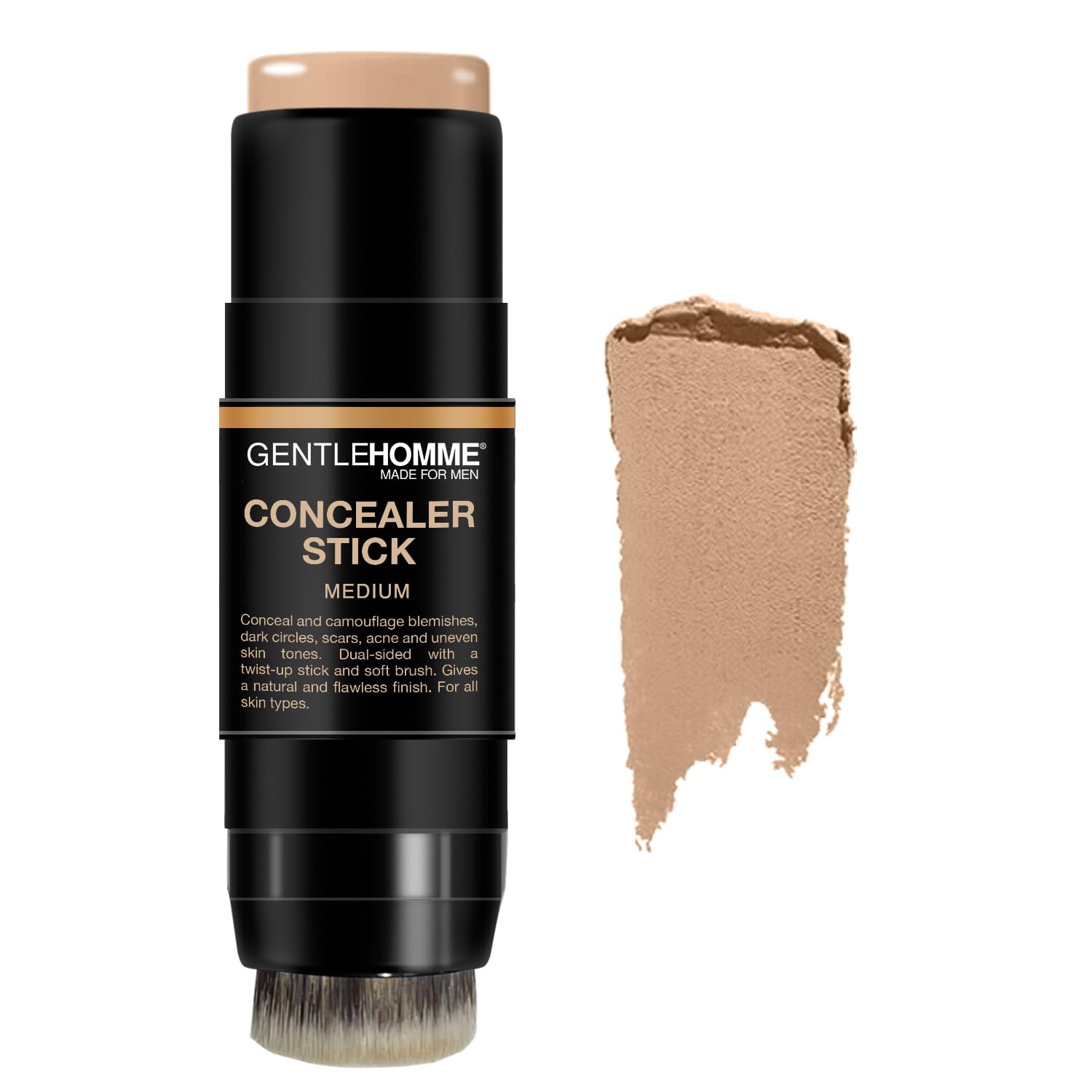 Gentlehomme Concealer Stick blemishes helps hide imperfections with buildable coverage for a natural look