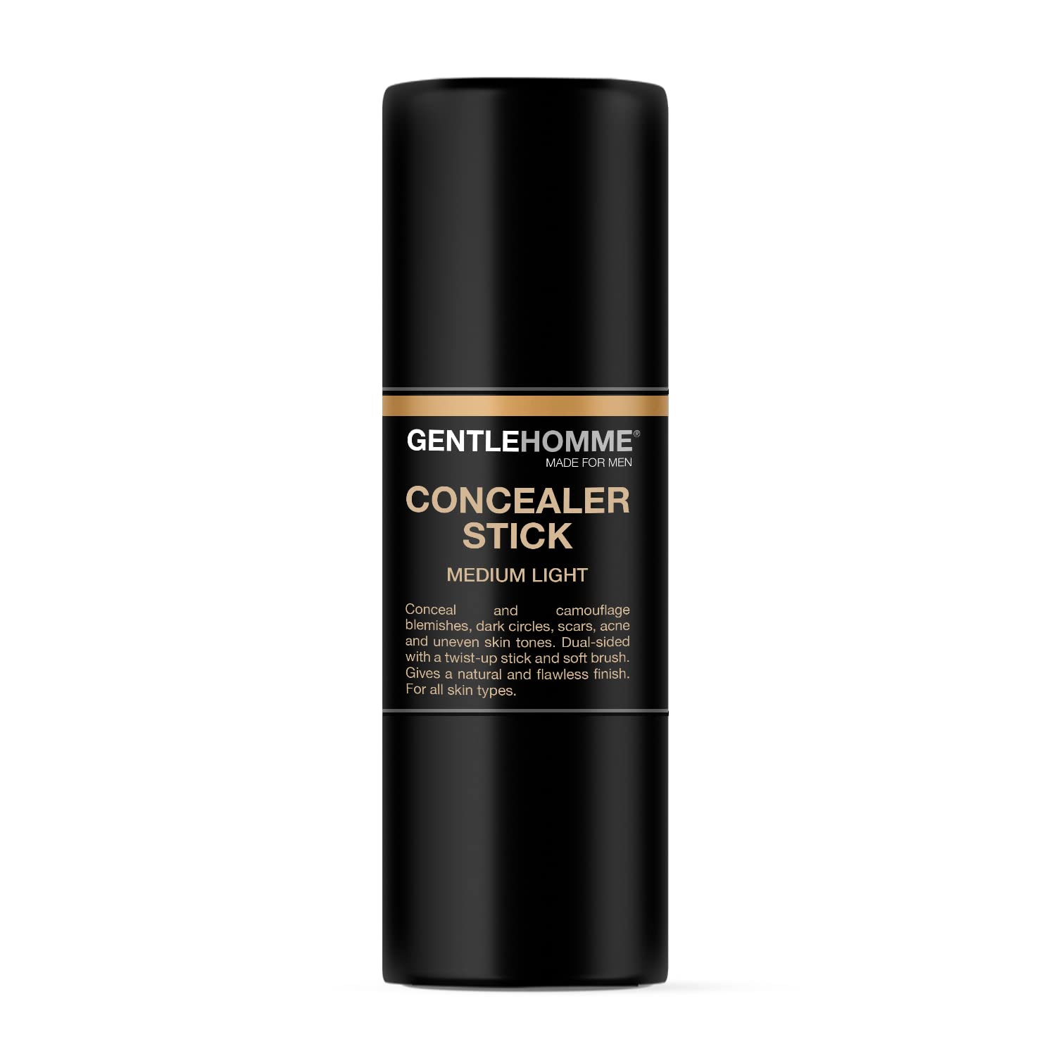 Gentlehomme concealer stick camouflages blemishes quickly.