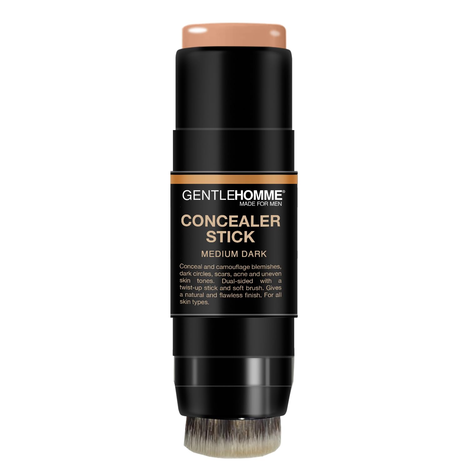 Gentlehomme Concealer Stick dark circles smooths under-eye areas for refreshed appearance.