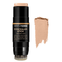 Gentlehomme concealer stick dual-ended application for seamless blending.