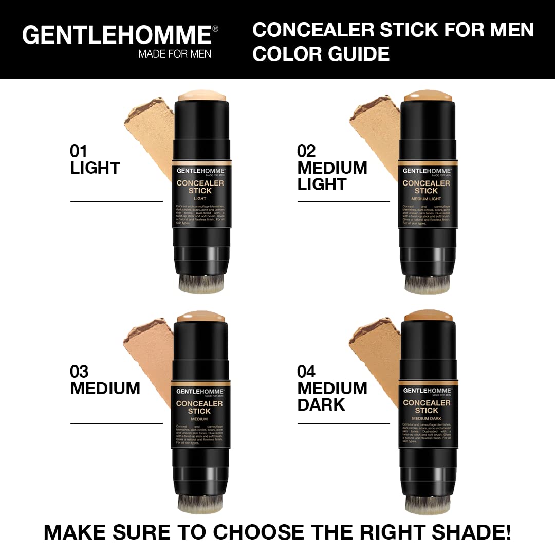 Gentlehomme Concealer Stick premium packaging keeps makeup tidy at home or on the move