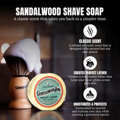Gentleman Jon alum block soothes skin and helps prevent nicks