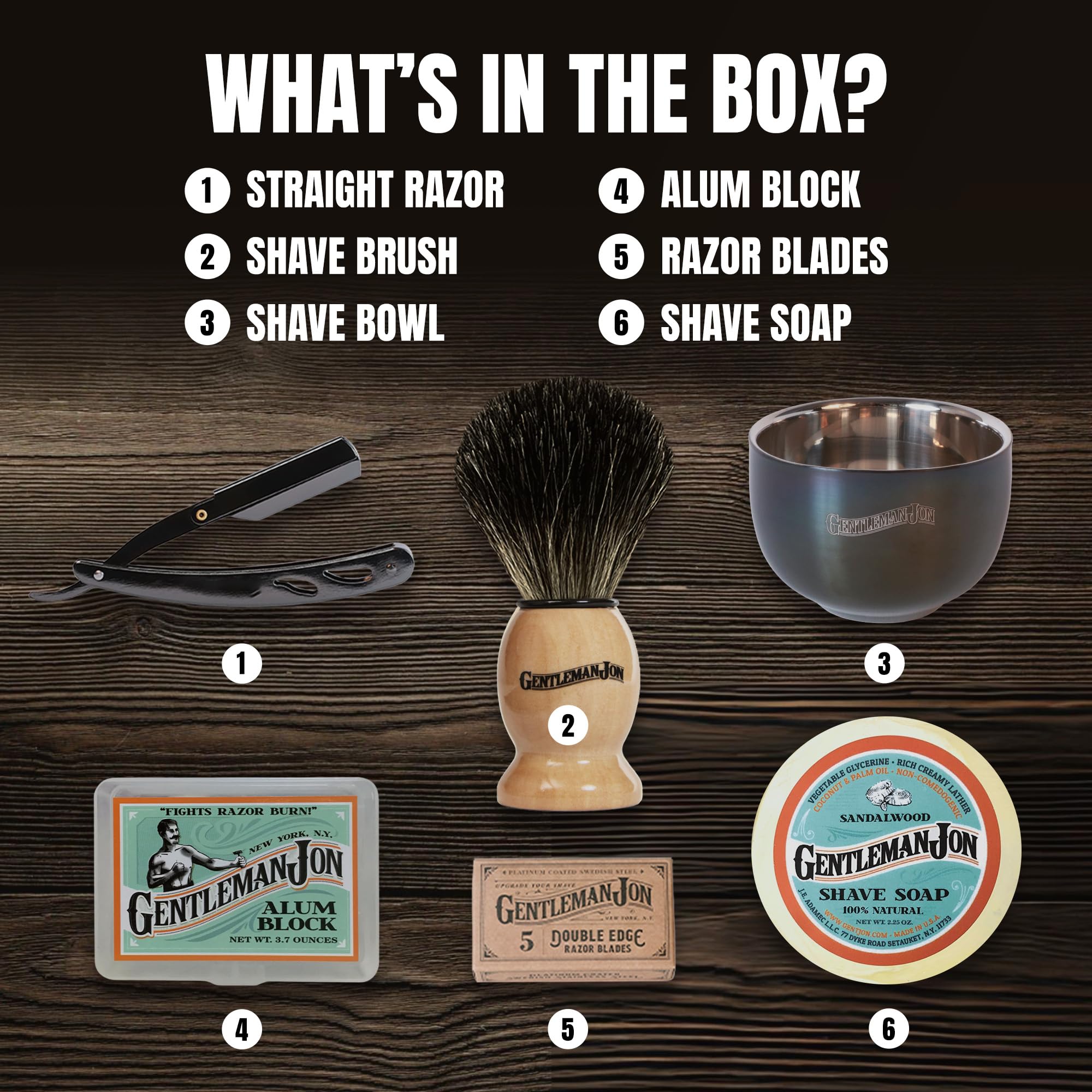 Gentleman Jon badger brush creates rich lather for smooth shaving