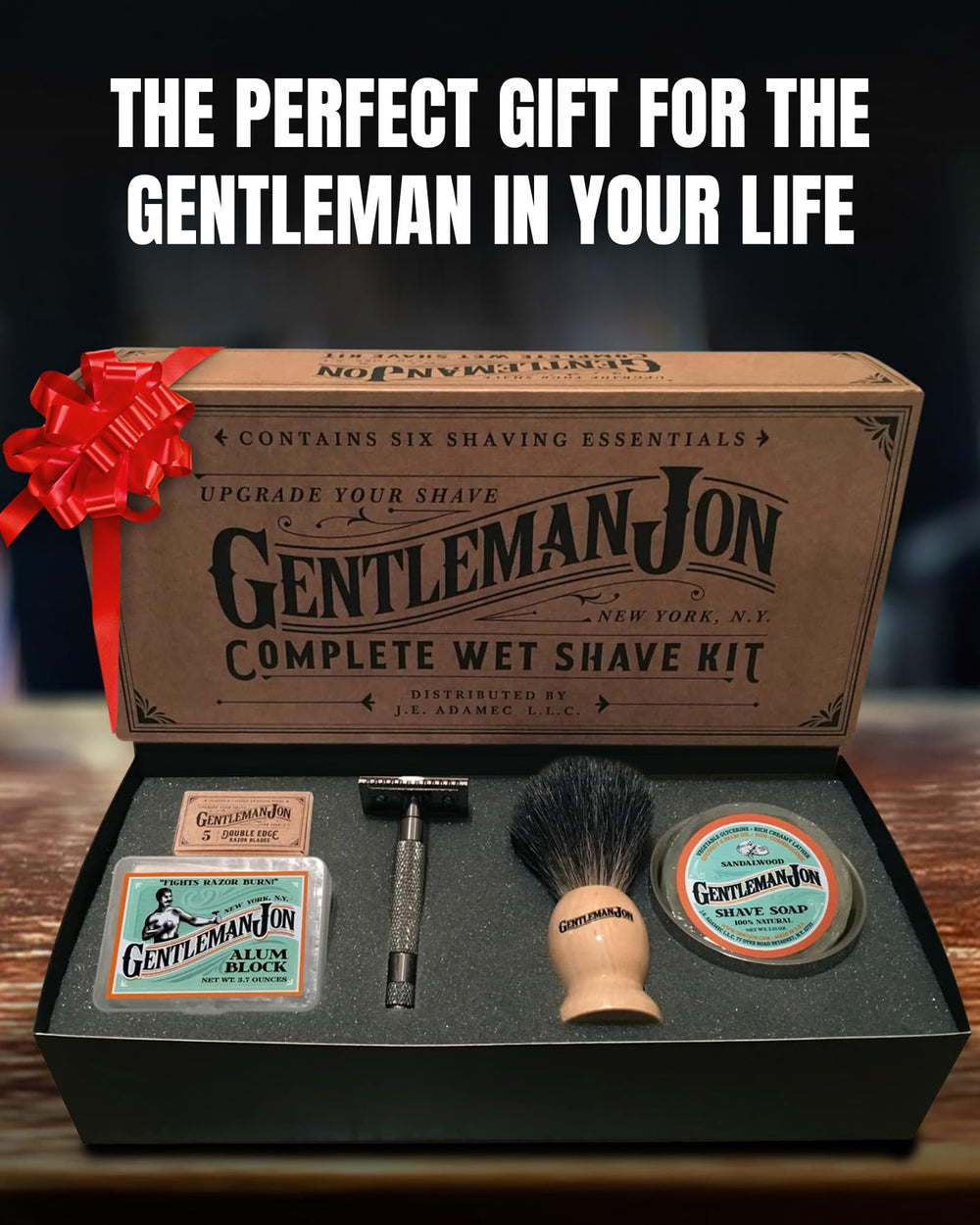 Gentleman Jon travel kit compact design ready for on-the-go grooming.