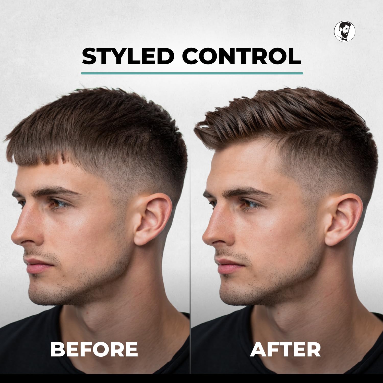 Gentlemen Republic humidity-resistant gel emphasizes weather-proof style without stiffness.