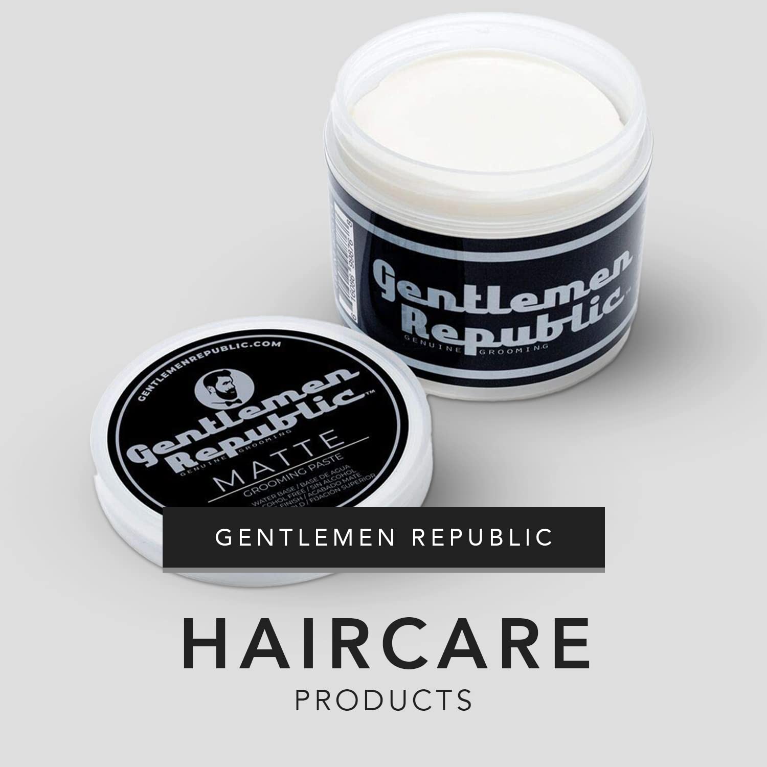Gentlemen Republic Matte Paste water-based-formula implies easy washout