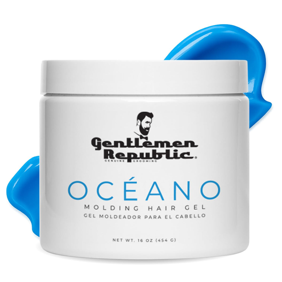 Gentlemen Republic Oceano gel bottle with strong hold and high shine.
