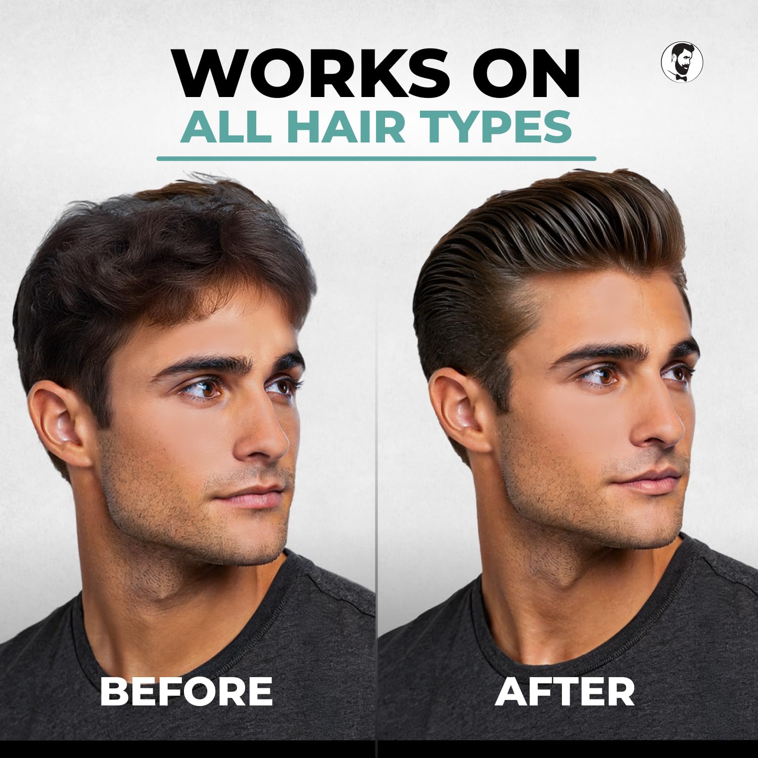 Gentlemen Republic Refined Hair Gel humidity-resistance protects styles all day.