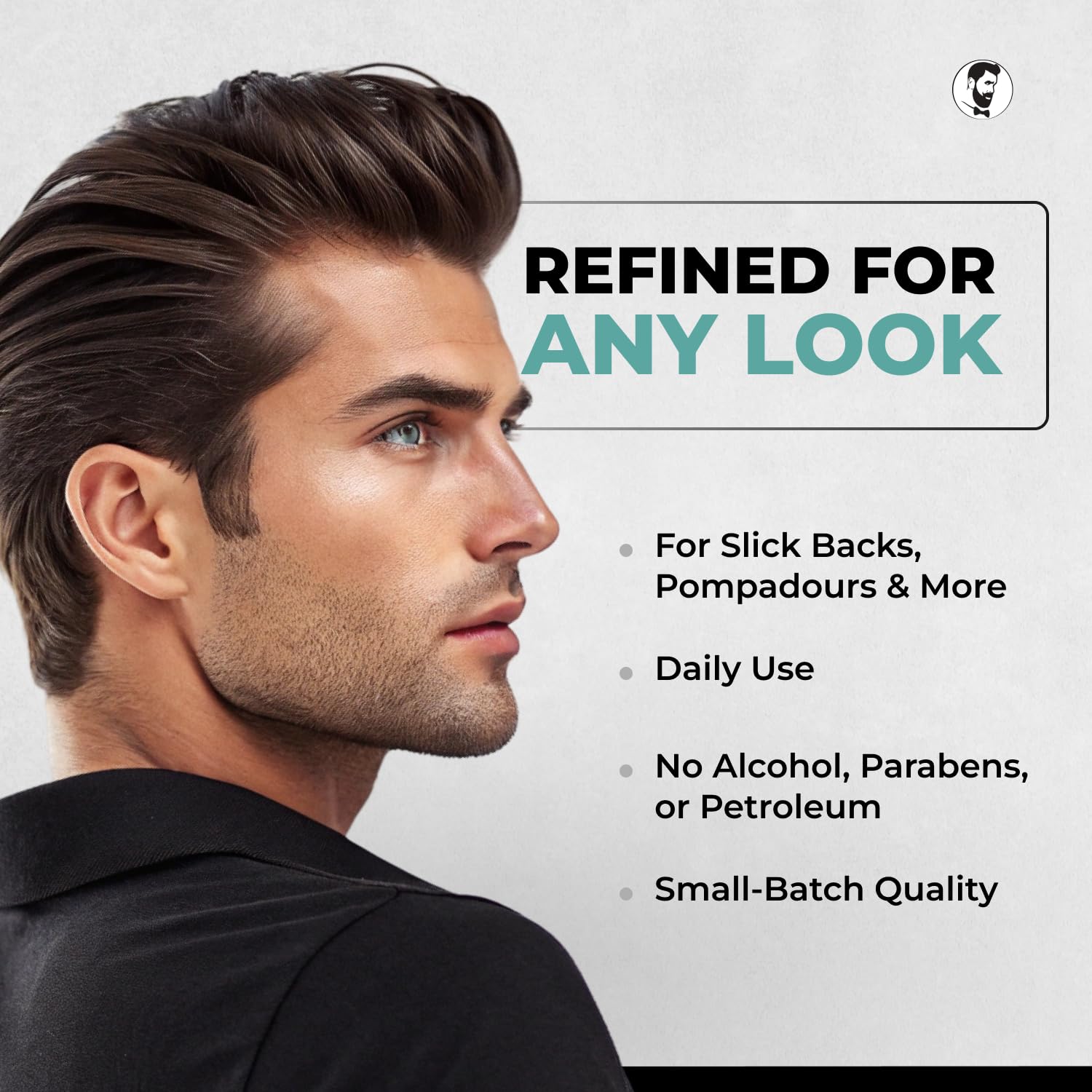 Gentlemen Republic travel-size gel image suggests on-the-go touch-ups anywhere.