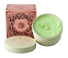 Geo F Trumper Extract of Limes soft shaving cream bowl delivering refreshing lather for a close, enjoyable shave
