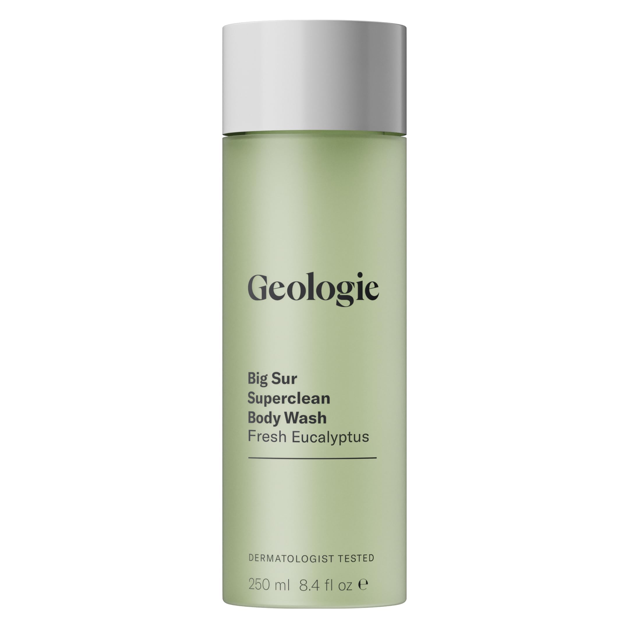 Geologie Big Sur bottle-pour captures a refreshing rinse for revitalized skin after a busy day.