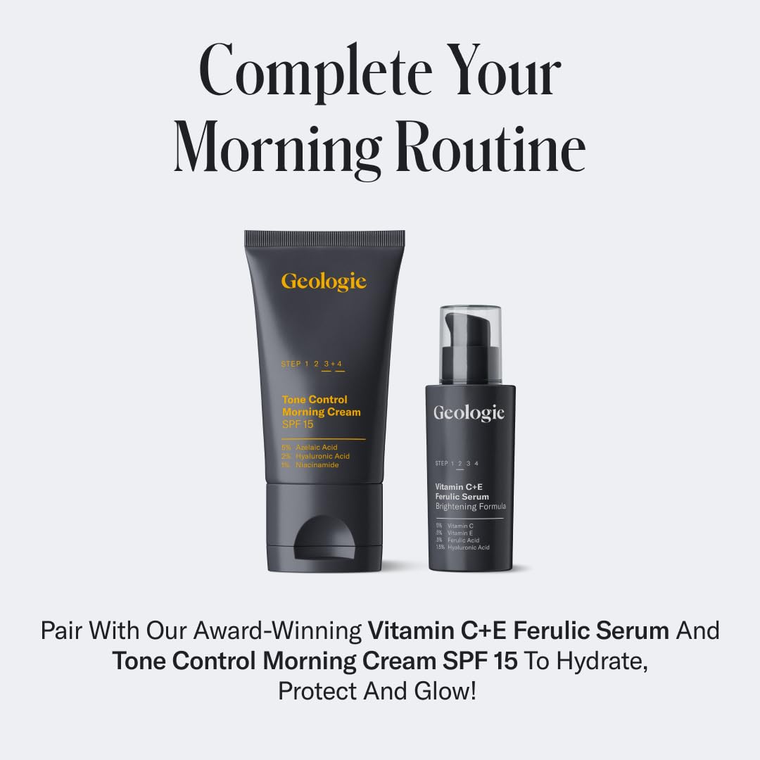 Geologie Moisturizing Face Cream packaging on shelf signals clean, reef-friendly skincare.