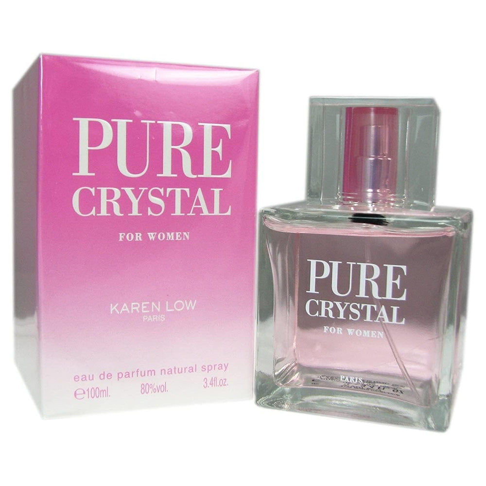Geparlys Karen Low Pure Crystal perfume bottle showcases elegant design for daily wear.