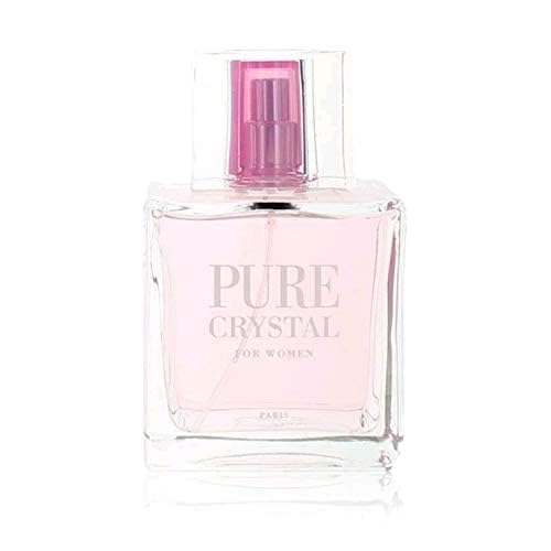 Geparlys Karen Low Pure Crystal mid-notes bloom with jasmine and peony for floral refinement.