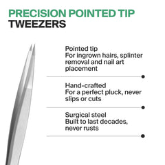 GERMANIKURE precision alignment ensures effortless splinter removal and fine hair grooming.