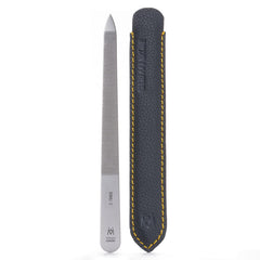 GERMANIKURE triple-cut file with engraved handle for precise, long-lasting nail shaping.
