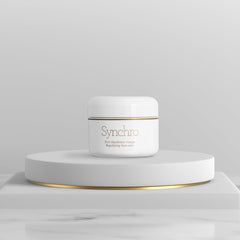 Gernetic Synchro Cream with Immuno Cream mix demonstrates acne treatment routine.