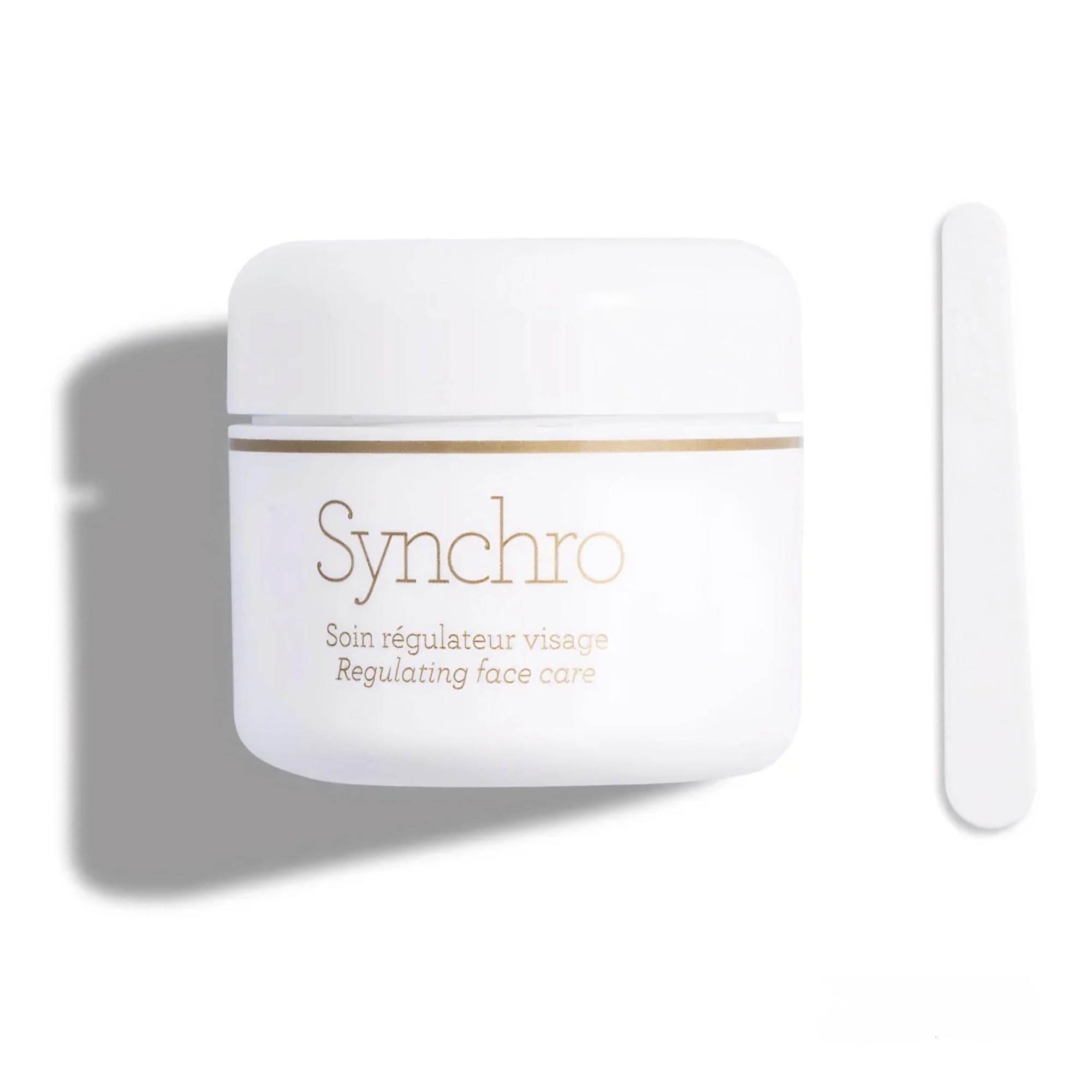 Gernetic Synchro Cream bottle highlights a nourishing formula for skin vitality.