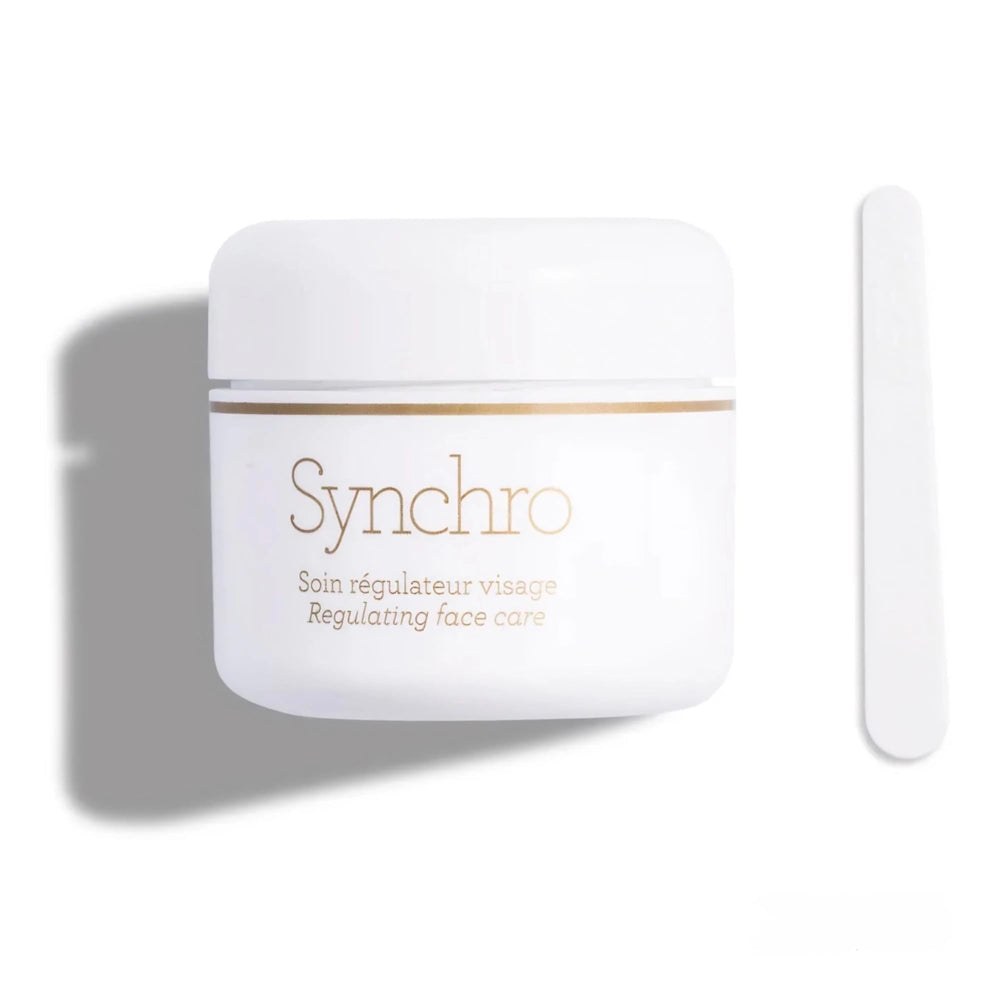 Gernetic Synchro Cream bottle highlights a nourishing formula for skin vitality.