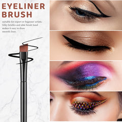 Gerrii soft nylon brush head delivers gentle, skin-friendly makeup application.