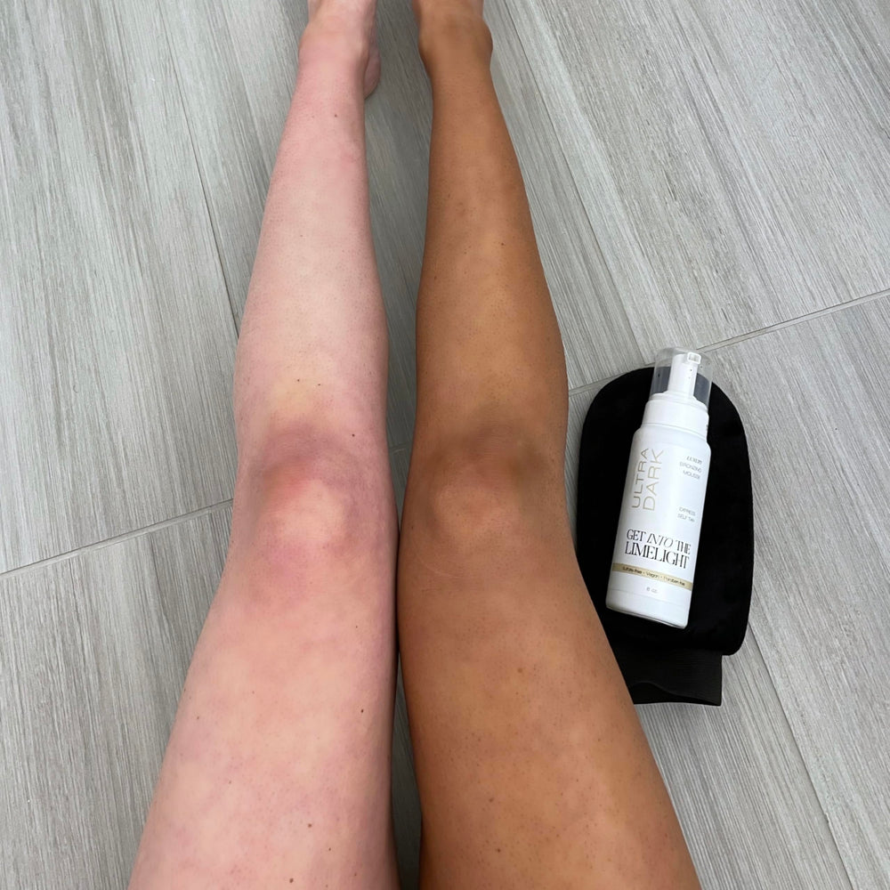 Get Into The Limelight Ultra Dark applied layer shows even color development for a natural look.