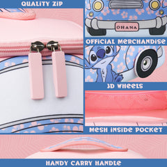 Get Trend Disney Stitch toiletry bag blue cruise-ready storage for essentials.