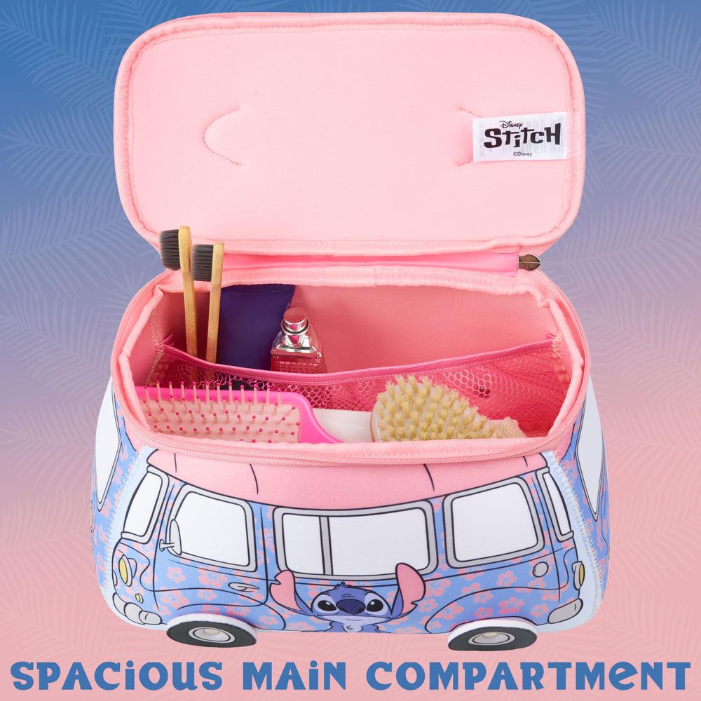 Get Trend Disney Stitch toiletry bag blue gift-ready and adorable.
