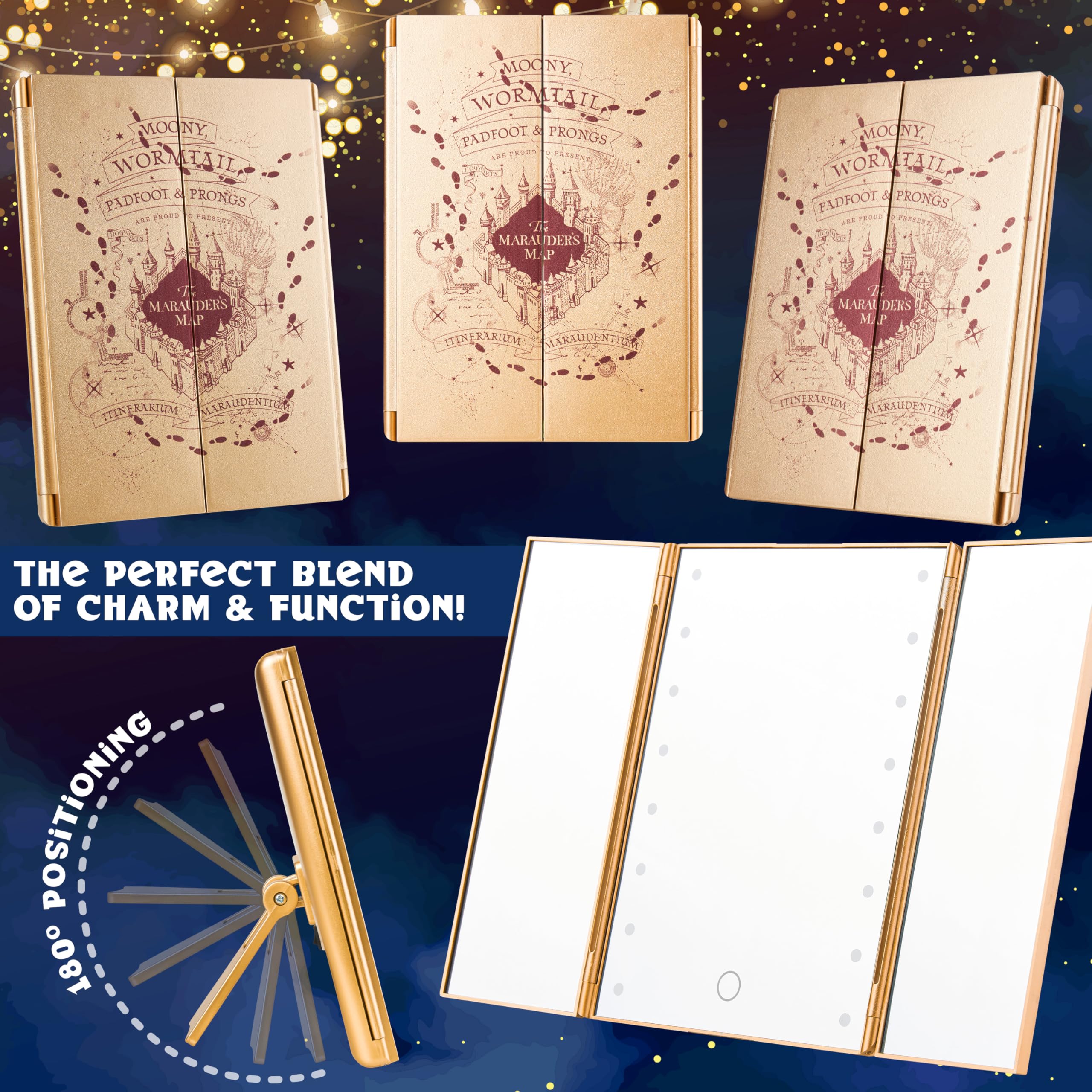 Get Trend gift-ready Harry Potter mirror arrives boxed for gifting occasions.