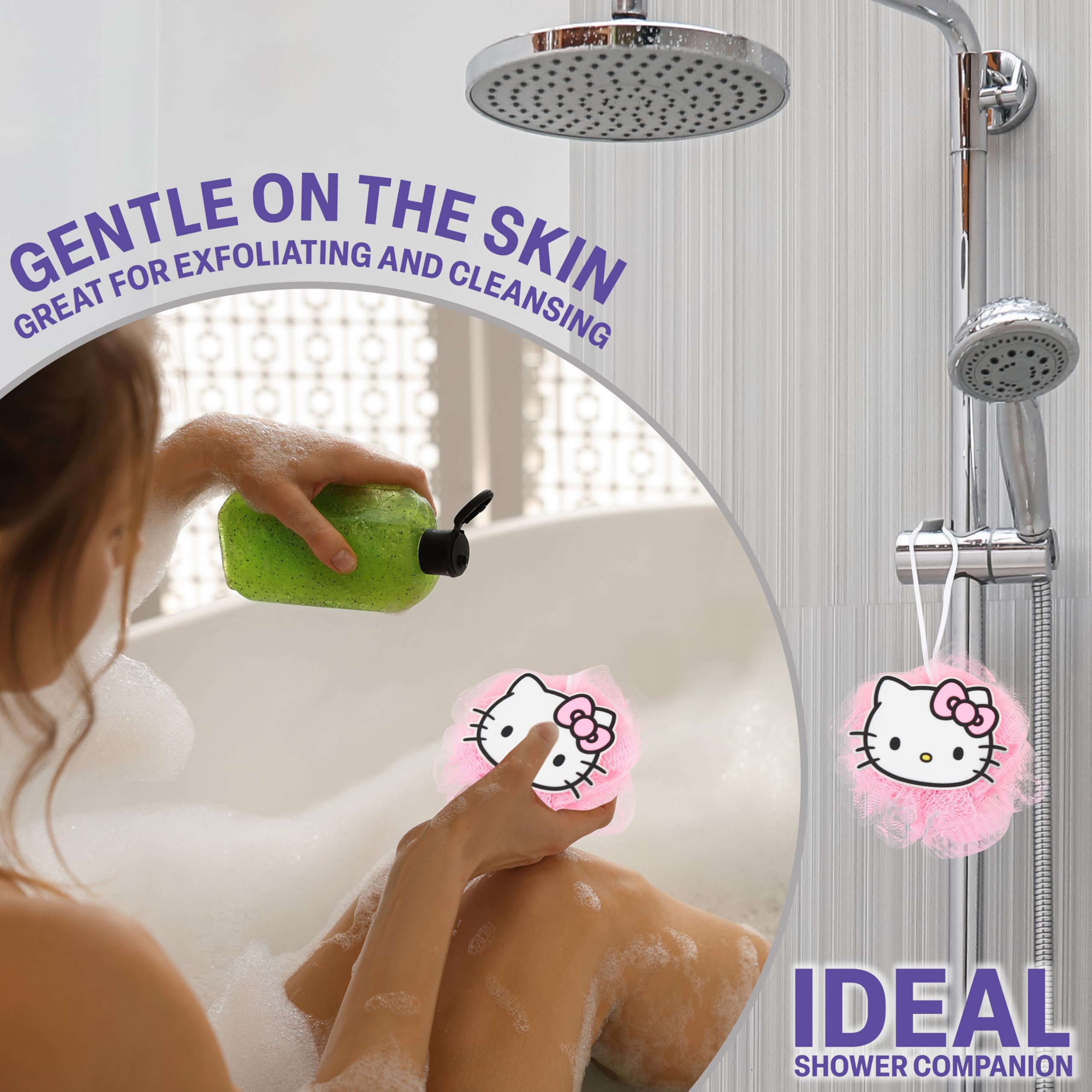 Get Trend Hello Kitty compact brush pink detangles hair on the go