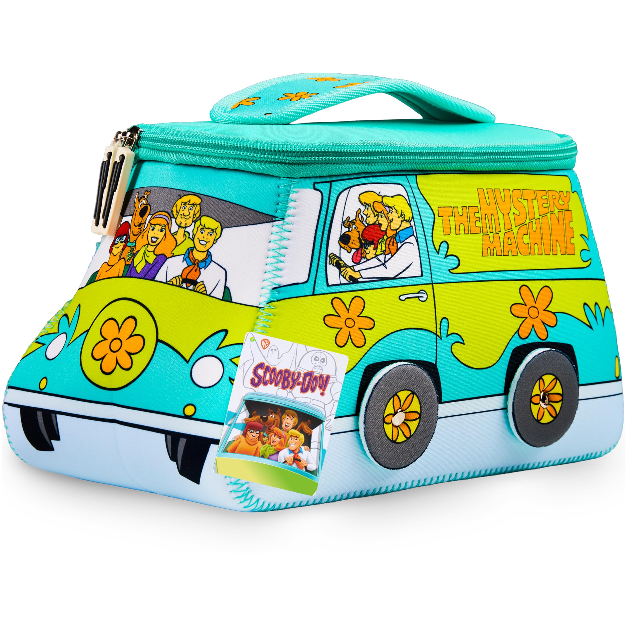 Get Trend Scooby Doo toiletry bag closeup showing portable makeup storage on the go