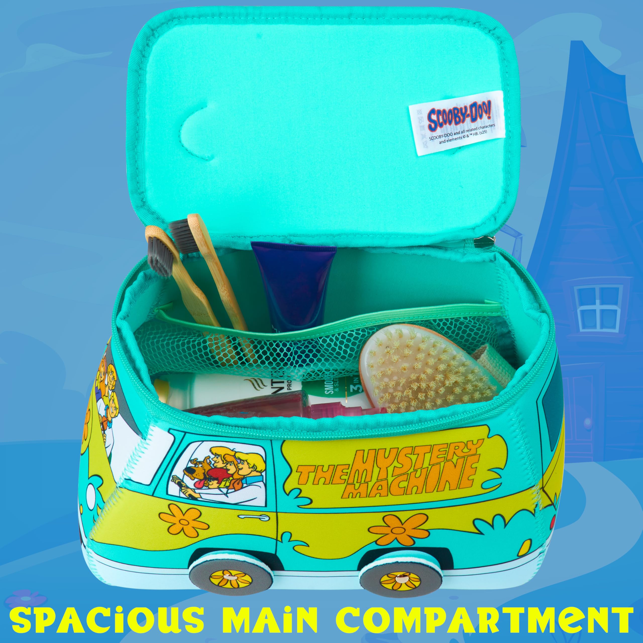 Get Trend Scooby Doo toiletry bag compact organizer ideal for daily skincare