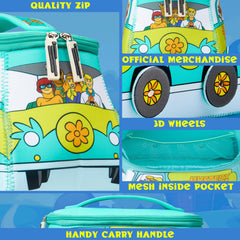 Get Trend Scooby Doo toiletry bag water-resistant liner protects contents during travel
